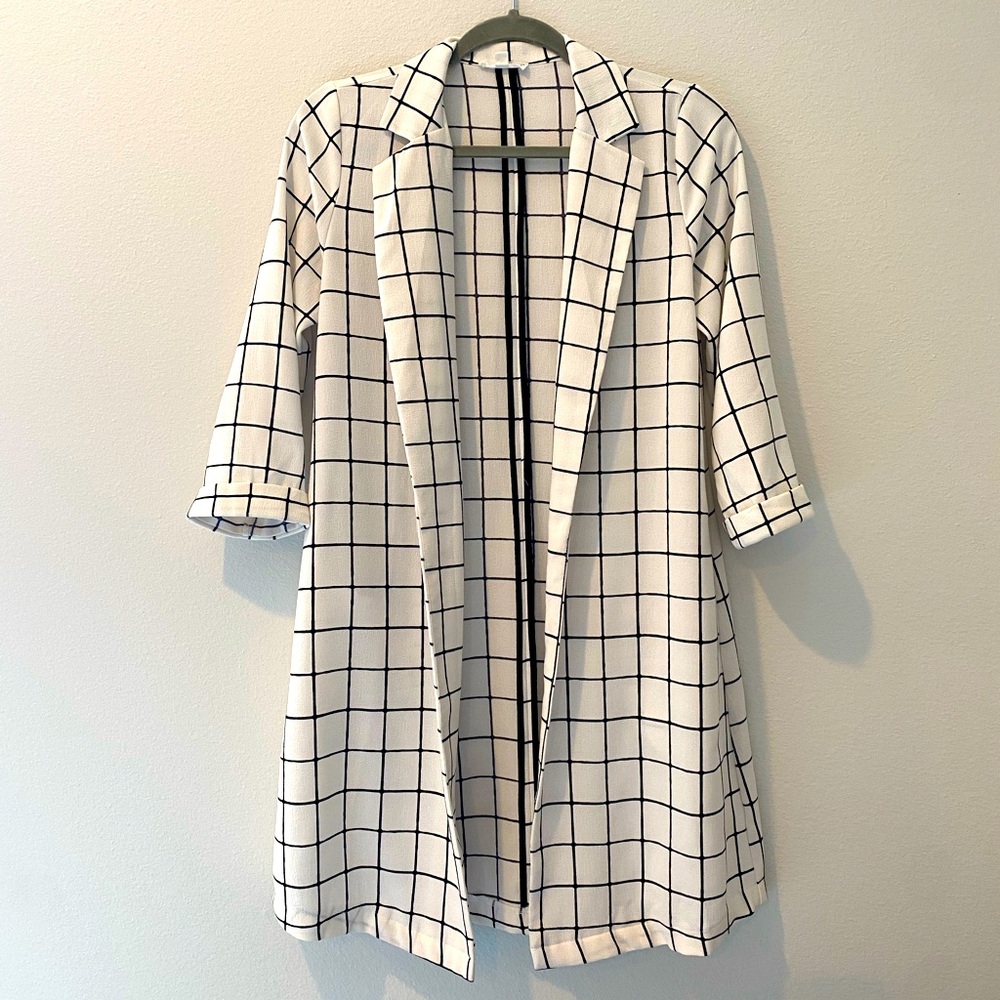 Plaid Blazer